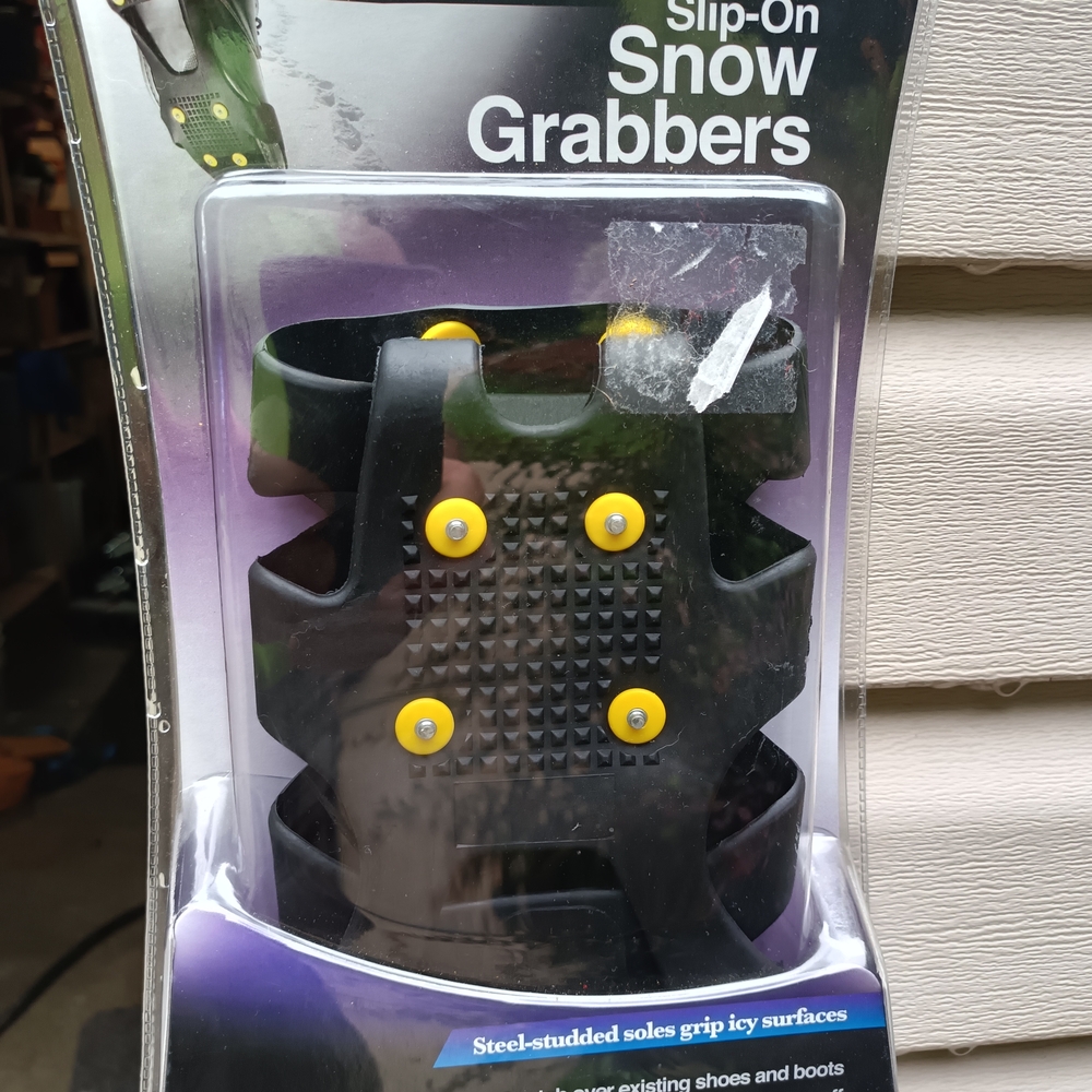 Slip-On Snow Grabbers - Black
